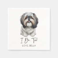 Das tue ich auch! Shih Tzu Dog Pet Wedding