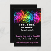 Das tue ich. Das habe ich getan. Ich bin fertig, l (Vorne/Hinten)