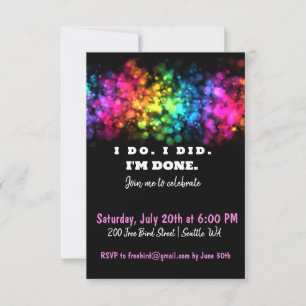 Das tue ich. Das habe ich getan. Ich bin fertig, l