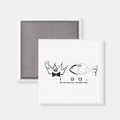 Das tue ich. Magnet (Vorderseite/Rückseite)