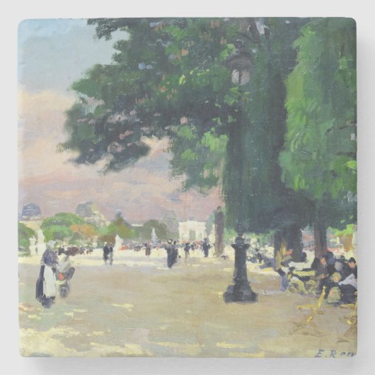 Das Tuileries Steinuntersetzer (Vorderseite)