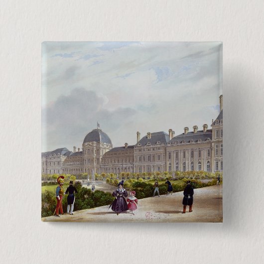 Das Tuileries während der Wiederherstellung Button (Vorderseite)
