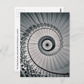 Das Tulpe-Treppenhaus, das Haus Greenwich der Postkarte (Vorne/Hinten)