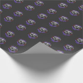 Das Turborennen mit dem Spooling gelassen Geschenkpapier (Ecke)