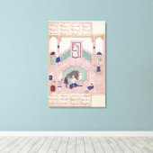 Das türkische Bad Leinwanddruck (Insitu (Holzboden))