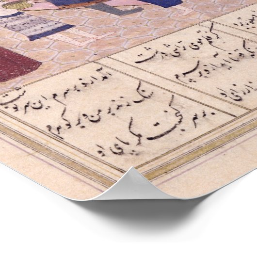 Das türkische Bad Poster (Ecke)