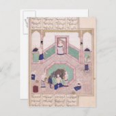 Das türkische Bad Postkarte (Vorne/Hinten)