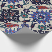 Das Türkische deckt Packpapier mit Ziegeln (Ecke)