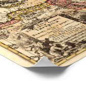 Das türkische Reich Poster (Ecke)