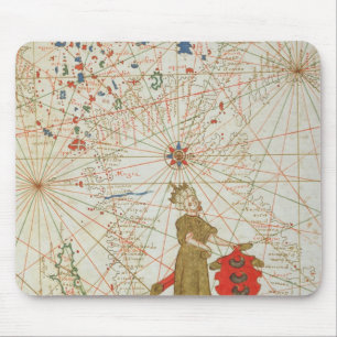 Das türkische Reich, von einem Seeatlas, 1646 Mousepad