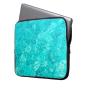 Das türkisfarbene Wasserbecken Laptopschutzhülle (Vorderseite Links)