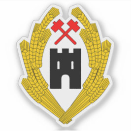 Das Turm-Emblem (erster Vorschlag 1918), Österreic Aufkleber