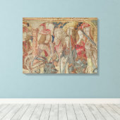 Das Turnier, die senkrechten Sitzbänke Leinwanddruck (Insitu (Holzboden))