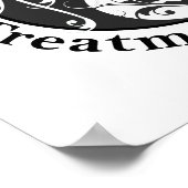 Das Türschild darf nicht verzerrt werden Poster (Ecke)