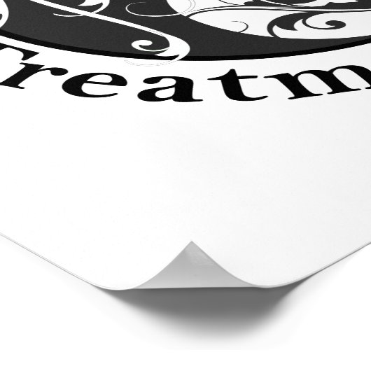 Das Türschild darf nicht verzerrt werden Poster (Ecke)