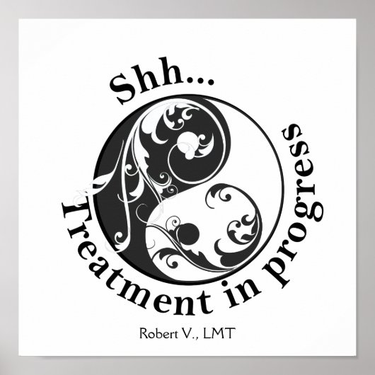 Das Türschild darf nicht verzerrt werden Poster (Vorne)