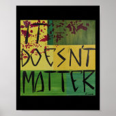 Das tut es nicht poster (Vorne)