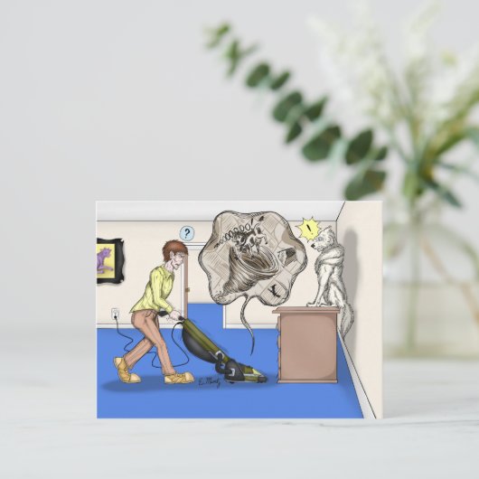 Das Twister-Vakuum Postkarte (Stehend Vorderseite)