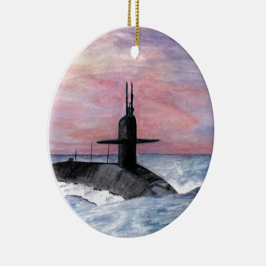 Das U-Boot der Ohio-Klasse Keramik Ornament (Rechts)