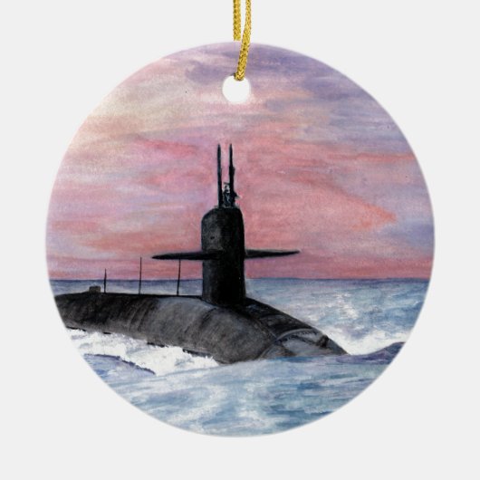 Das U-Boot der Ohio-Klasse Keramik Ornament (Vorne)