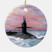 Das U-Boot der Ohio-Klasse Keramik Ornament (Hinten)