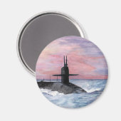 Das U-Boot der Ohio-Klasse Magnet (Vorderseite/Rückseite)