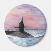 Das U-Boot der Ohio-Klasse Magnet (Vorne)