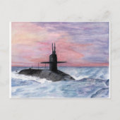 Das U-Boot der Ohio-Klasse Postkarte (Vorderseite)