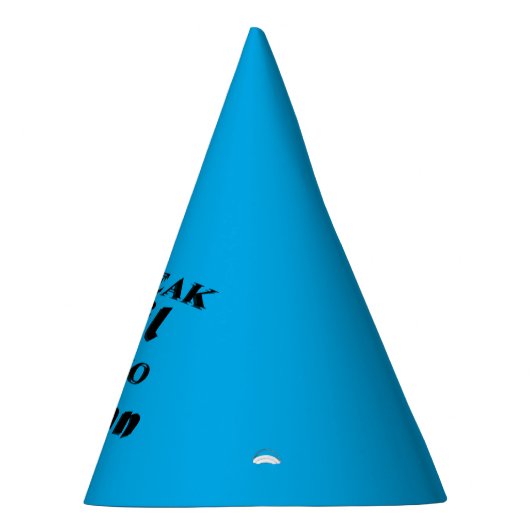 Das Übel eines Menschen zu sprechen Partyhütchen (Rechts)