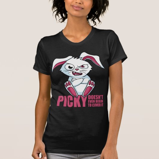 Das überlagerte T-Stück Brown "der Picky" Frauen T-Shirt (Vorderseite)