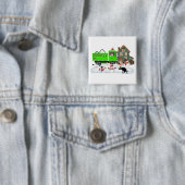 Das Überleben des Schneemanns Das Gekackt Patrol Button (Beispiel)