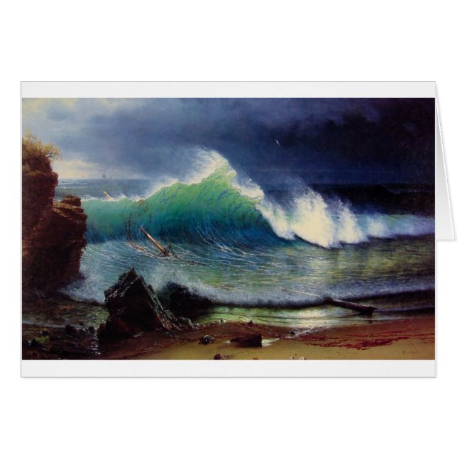 Das Ufer des Türkis-Meeres (Vorderseite (Horizontal))