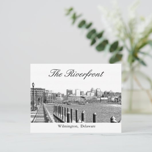 Das Ufer Postkarte (Stehend Vorderseite)