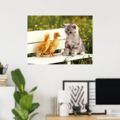 Das Ugly Duck Poster (Heimbüro)