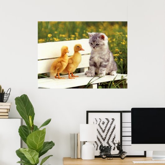 Das Ugly Duck Poster (Heimbüro)