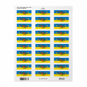 Das ukrainische Muster im Volksstil (Vorne)