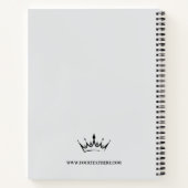 Das Ultimate Pageant Checklist Notebook Notizblock (Rückseite)