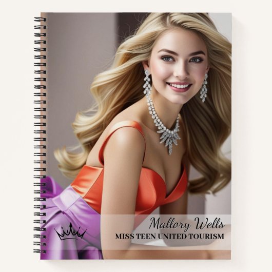 Das Ultimate Pageant Checklist Notebook Notizblock (Vorderseite)