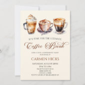 Das ultimative Coffee Break Retirement Party Einladung (Vorderseite)
