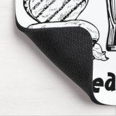 Das ultimative Frühstückspensum Mousepad (Ecke)