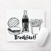 Das ultimative Frühstückspensum Mousepad (Mit Mouse)