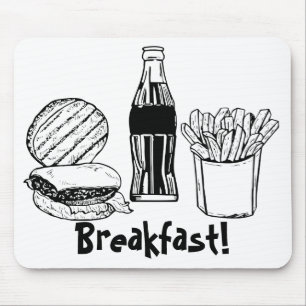 Das ultimative Frühstückspensum Mousepad