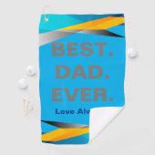 Das ultimative Golfzubehör für den besten Vater Golfhandtuch (Insitu)