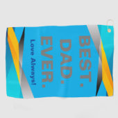 Das ultimative Golfzubehör für den besten Vater Golfhandtuch (Horizontal)