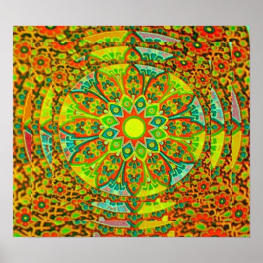 Das ultimative Mandala Poster, klein Poster (Vorne)