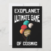 Das ultimative Spiel der kosmischen Exoplanet Plan Einladung (Vorderseite)