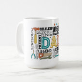 Das ultimative Toolkit für Vater: Mit Liebe und Kr Kaffeetasse (Vorderseite Links)