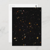 Das ultratiefe Hubble-Feld Postkarte (Vorne/Hinten)