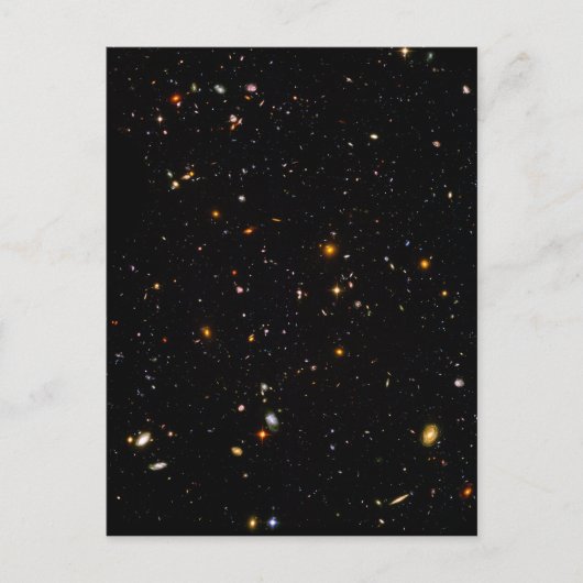 Das ultratiefe Hubble-Feld Postkarte (Vorderseite)