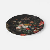 Das umgedrehte Bouquet von Abraham Mignon Pappteller (Schrägansicht)